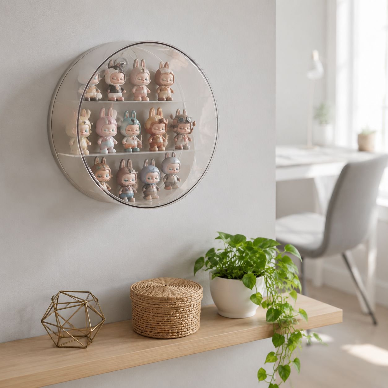 Blindboxen ordentlich aufbewahren mit Wanddisplay