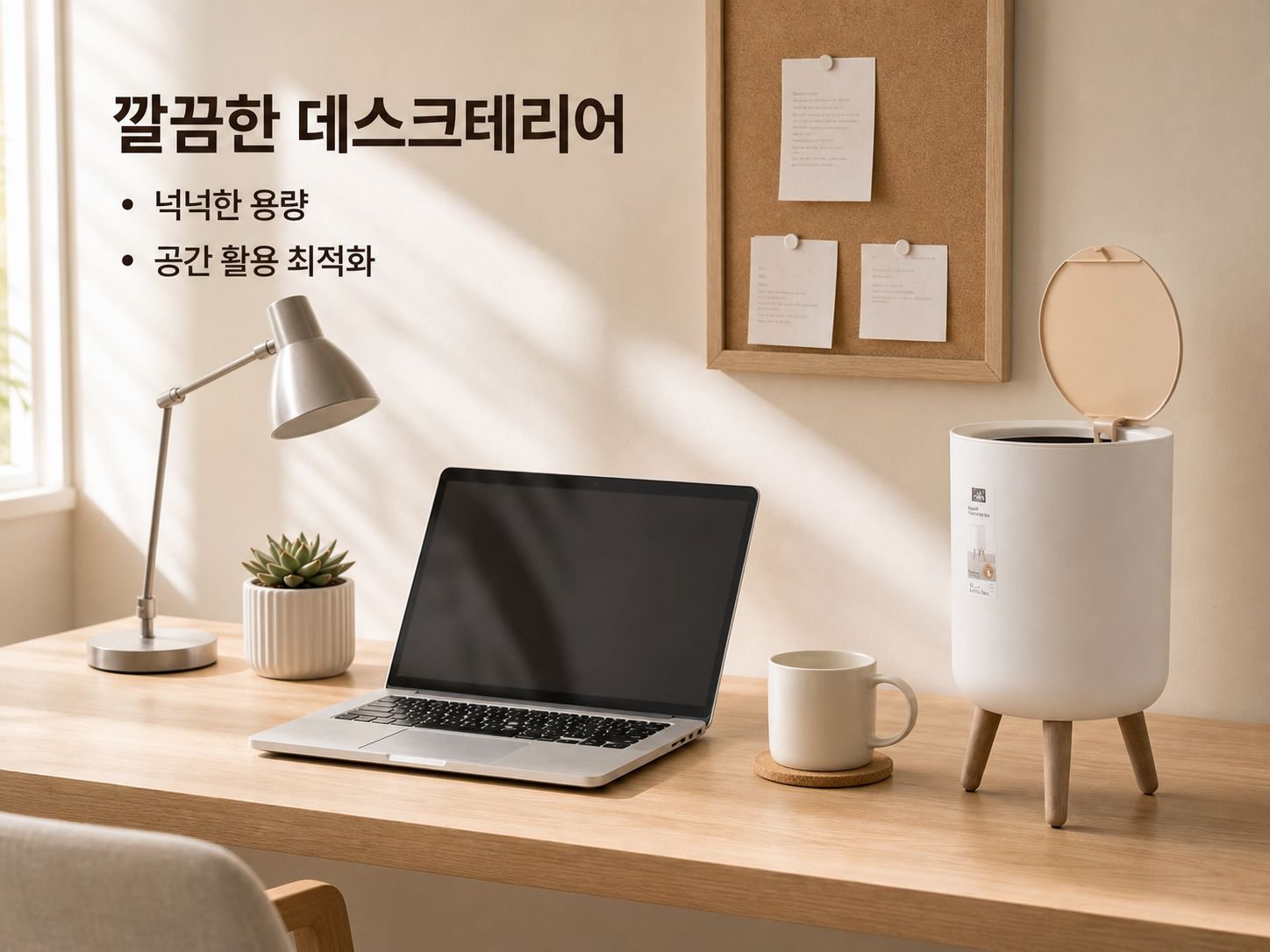 고목 원목 굽힘 방지 쓰레기통