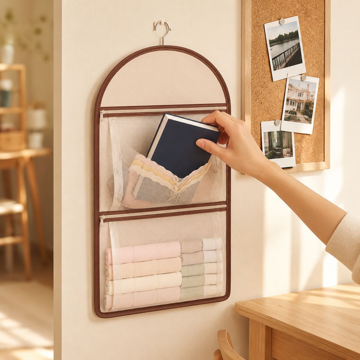 Hanging Wardrobe Organizer Storage Bag