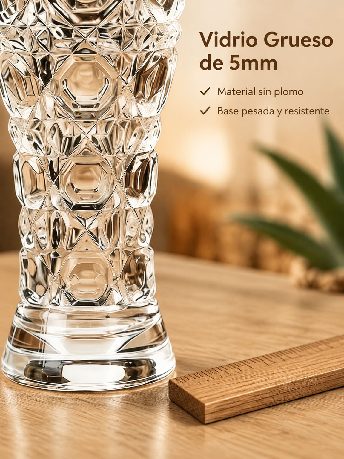 Copa cervecera de gran capacidad con diseño elegante