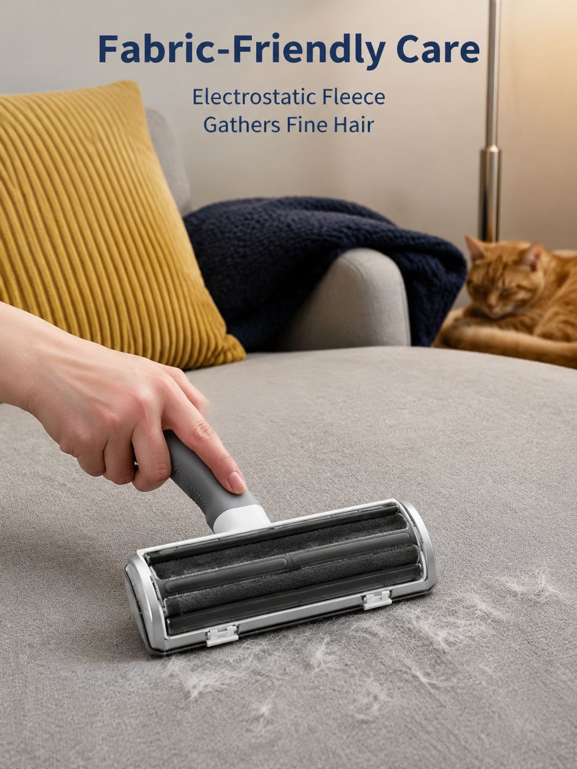 Cat and dog hair cleaning brush