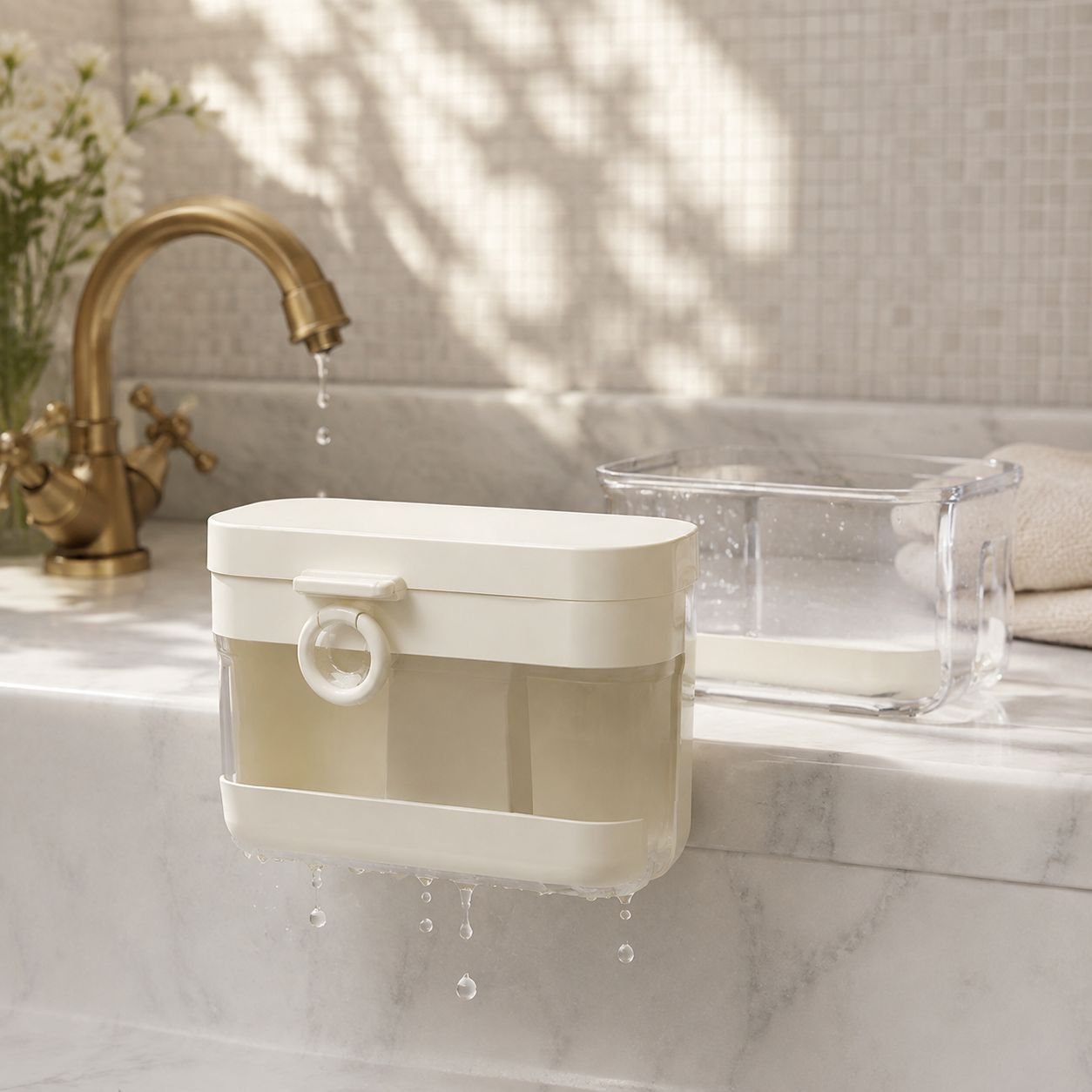 Boîte de rangement portable pour gouttière dentaire