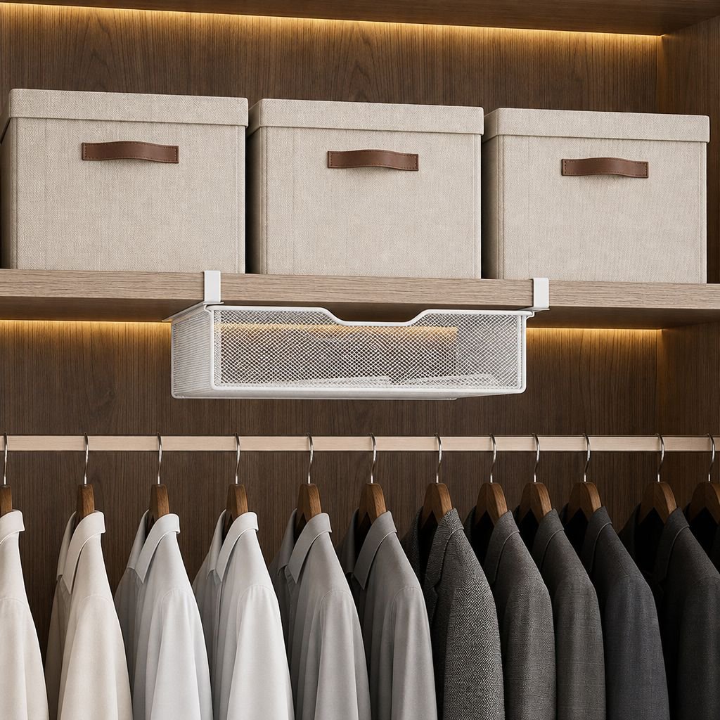 Easy-access wardrobe organizer for undergarments