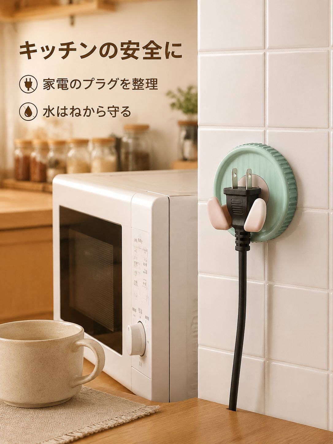 穴開け不要吸盤プラグフック
