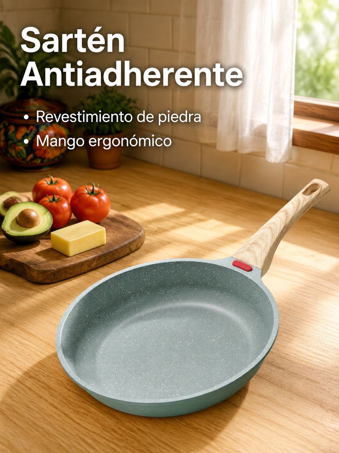 Sartén antiadherente de aleación de aluminio
