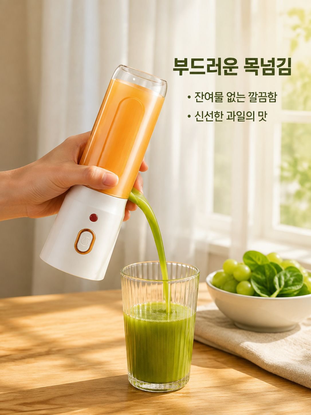 다기능 가정용 휴대용 착즙기 컵