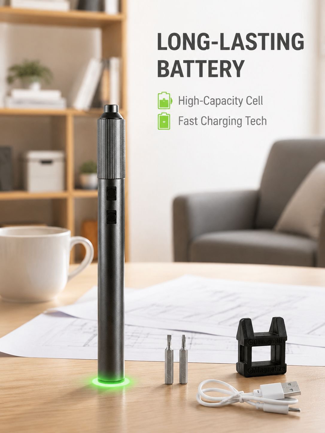 Rechargeable Large Capacity Long Lasting Home Use Screwdriver