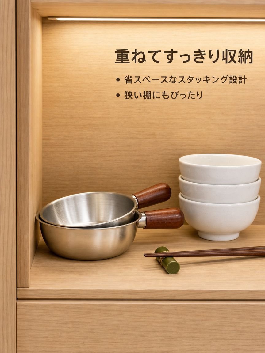ステンレスカップカップ補食鍋
