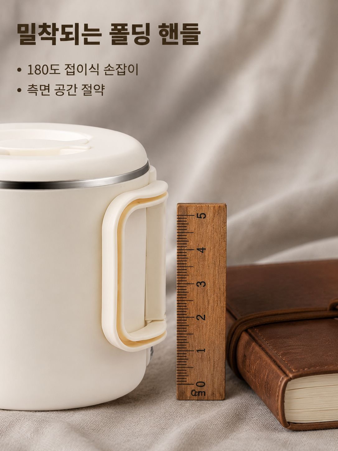 휴대용 스테인리스강 접이식 주전자