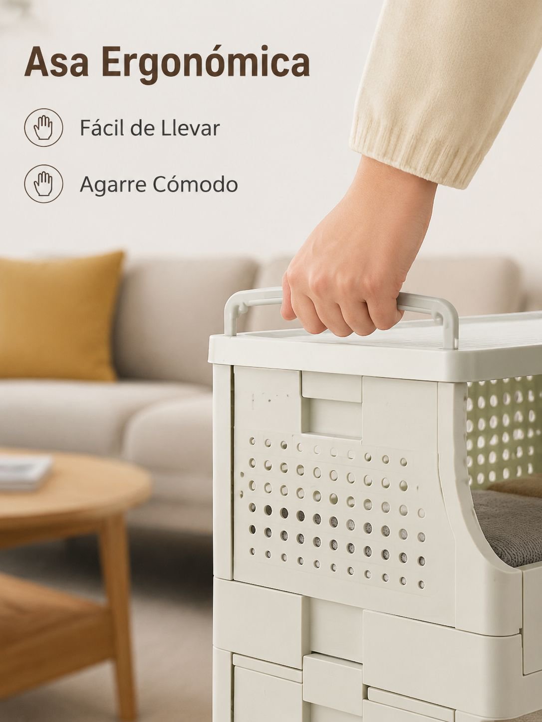 Cesta plegable para ropa sucia, cesta de almacenamiento de ropa sucia para el hogar, cesta de ropa s
