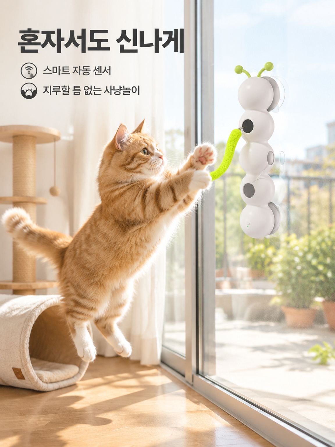 반려묘 인터랙티브 장난감 스틱