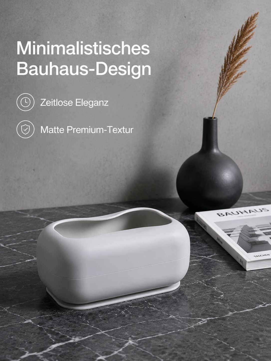 Multifunktionale Silikon-Taschentuchbox mit Saugnapf