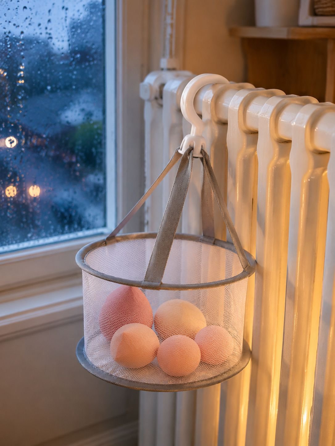 Breathable mesh bag for drying delicate clothes