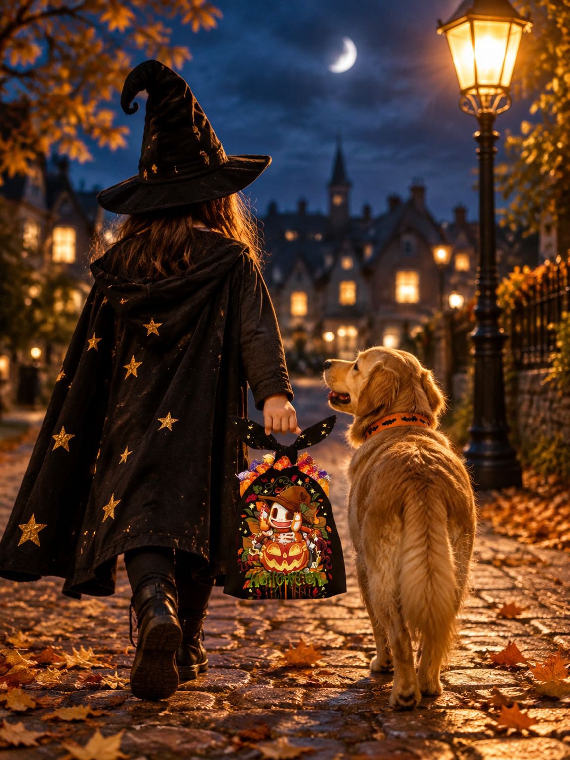Wiederverwendbarer Halloween Süßigkeitenbeutel für Kinder