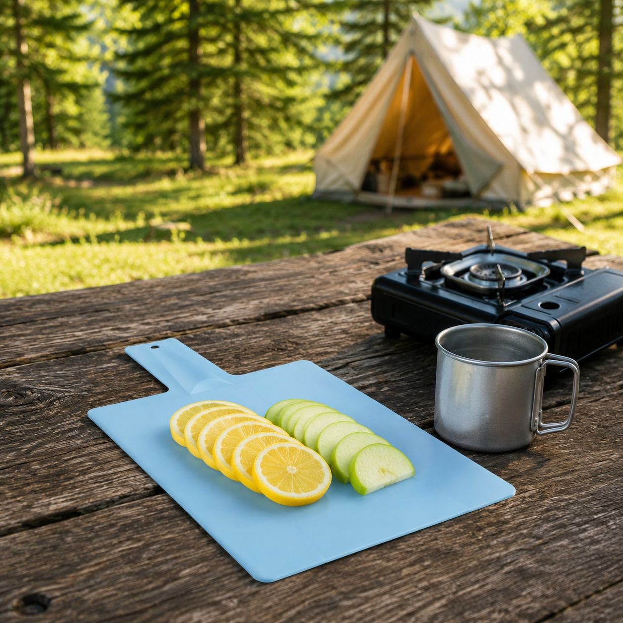 Multi-purpose Portable Folding Cutting Board, Double-sided Plastic Chopping Board