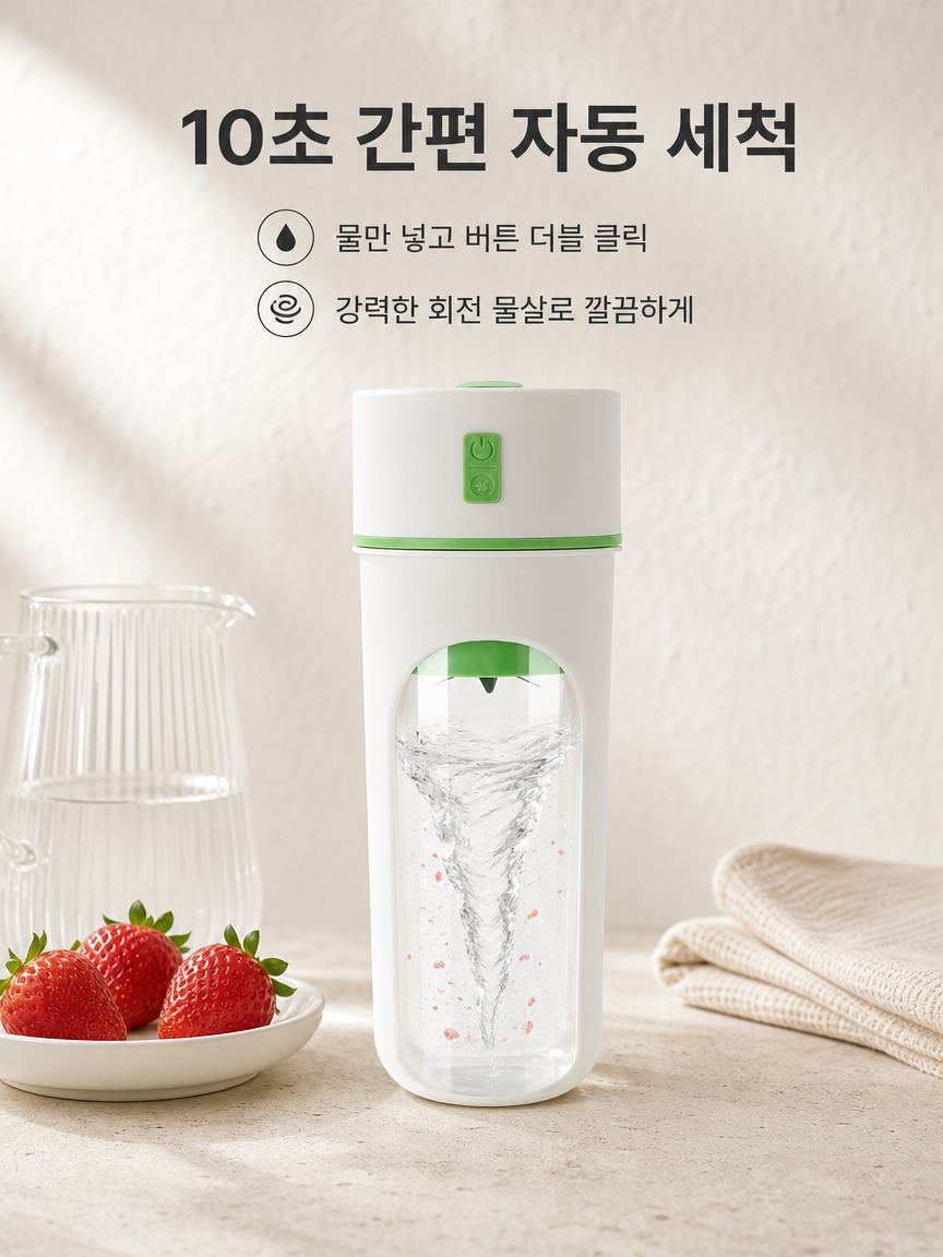 휴대용 충전식 주서기