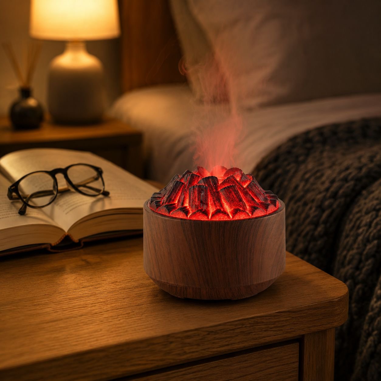USB Mini Humidifier, Silent Home Aroma Diffuser, High Mist Output