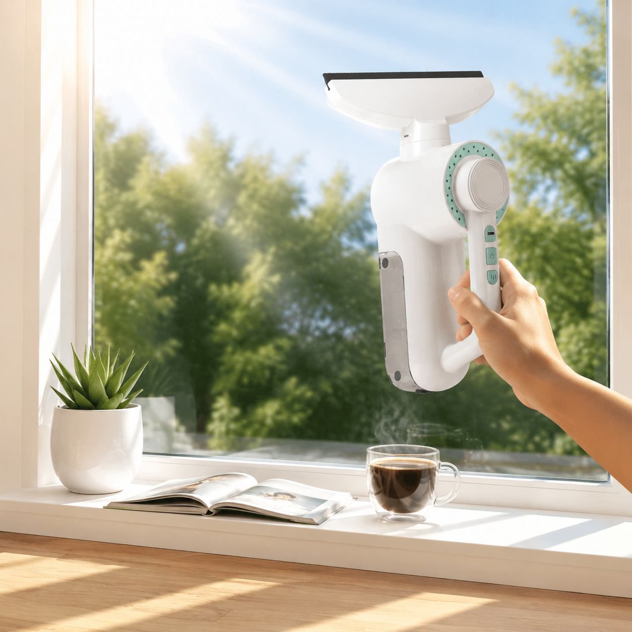 Elektrischer Fensterreiniger mit Multifunktion für den Haushalt