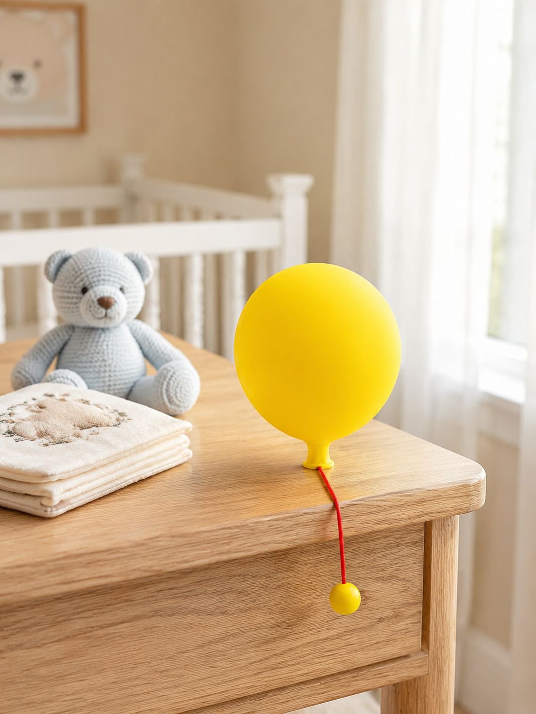 JMY Silicone Balloon Night Light, Breastfeeding Lamp, Bedside Lamp, Wall-mountable or Handheld, Thre