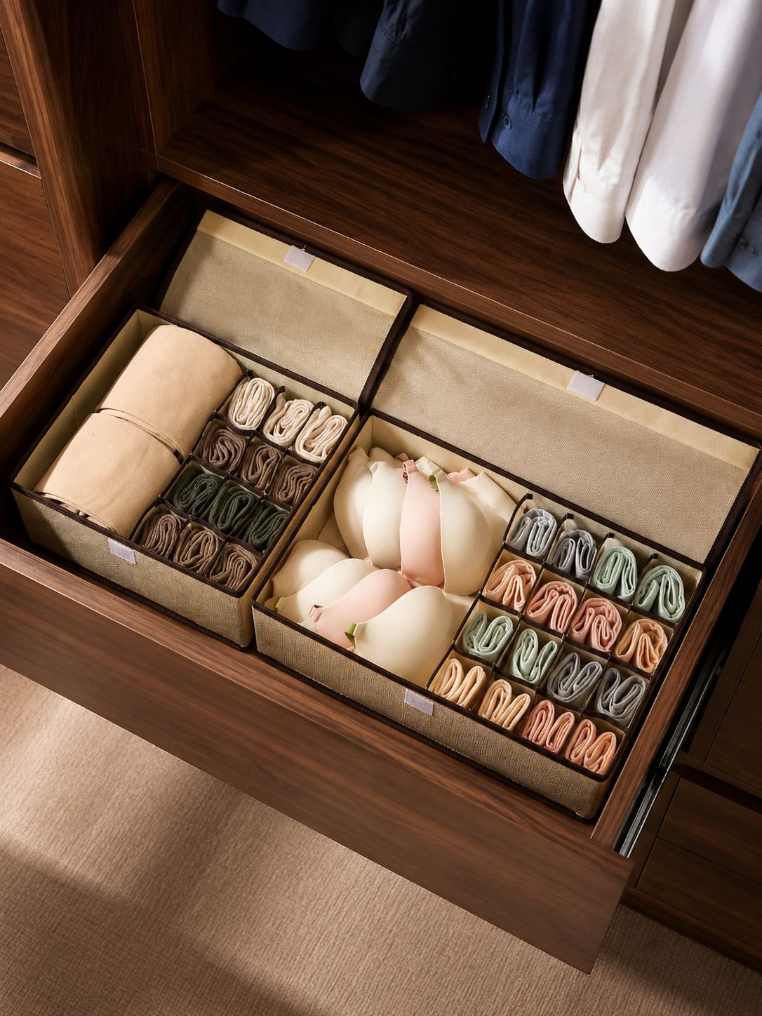High-end storage solution for desktop and small items