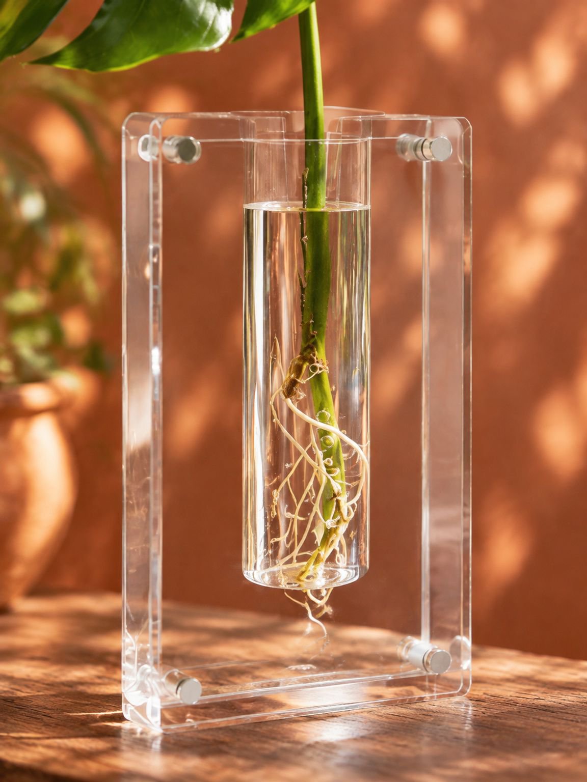 Maceta de agua para flores