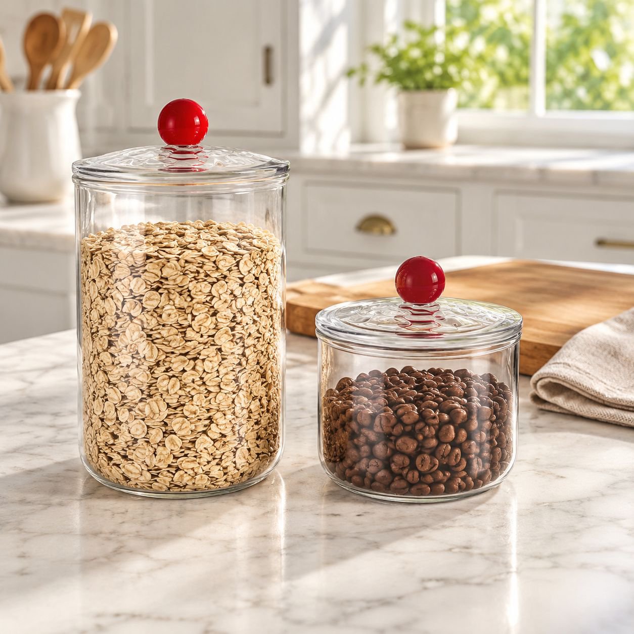 Large Capacity Airtight Jar for Storing Various Dried Foods and Snacks