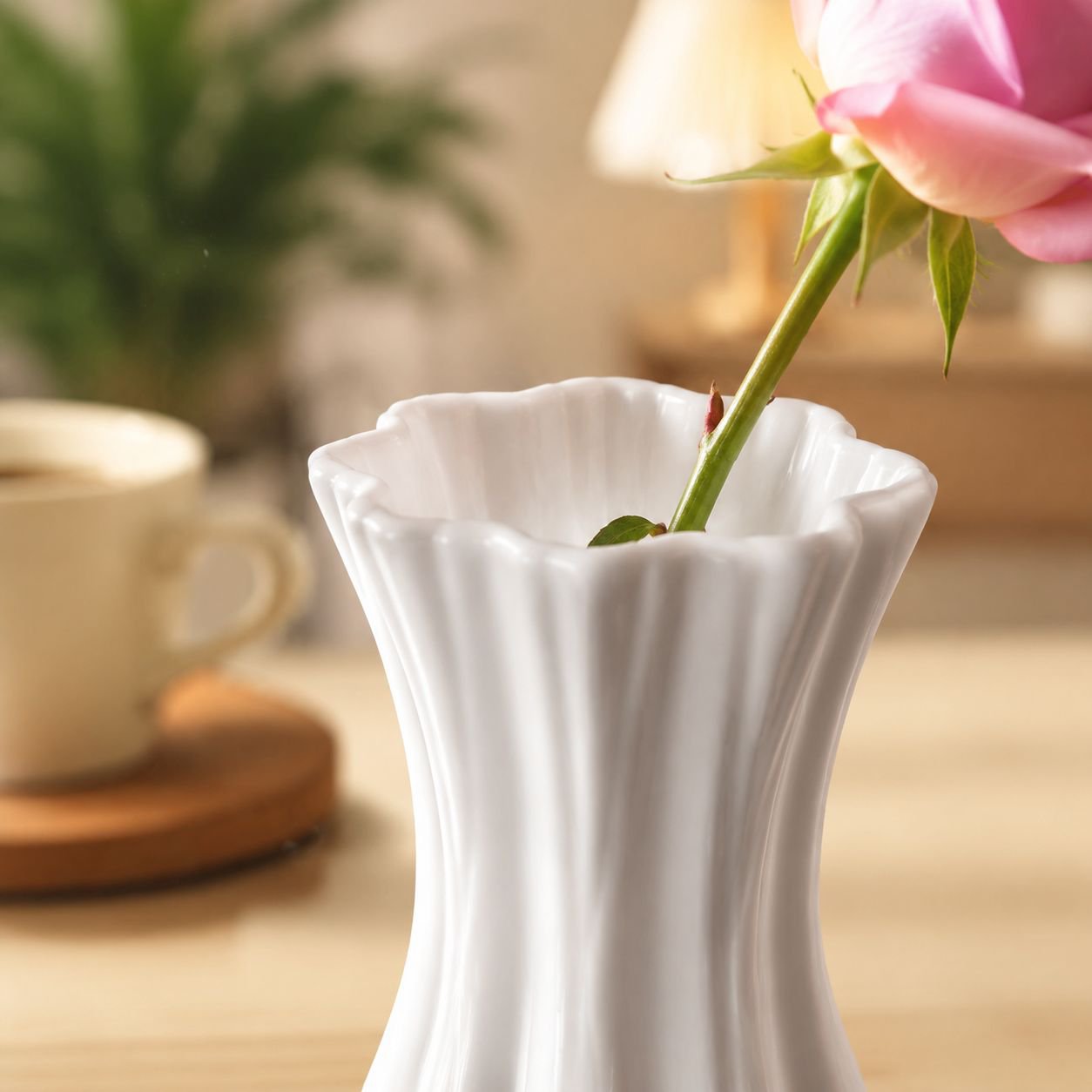 Elegant planter for artificial flowers in French style