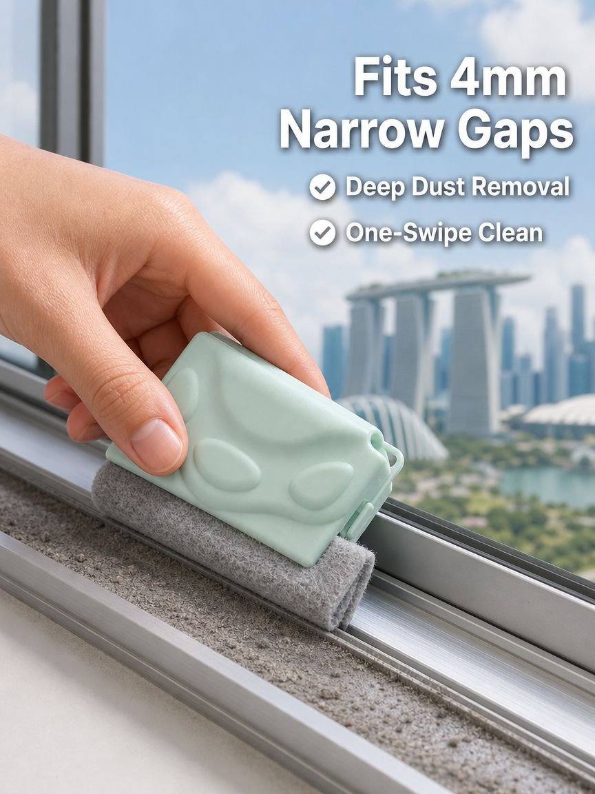 Groove cleaning brush