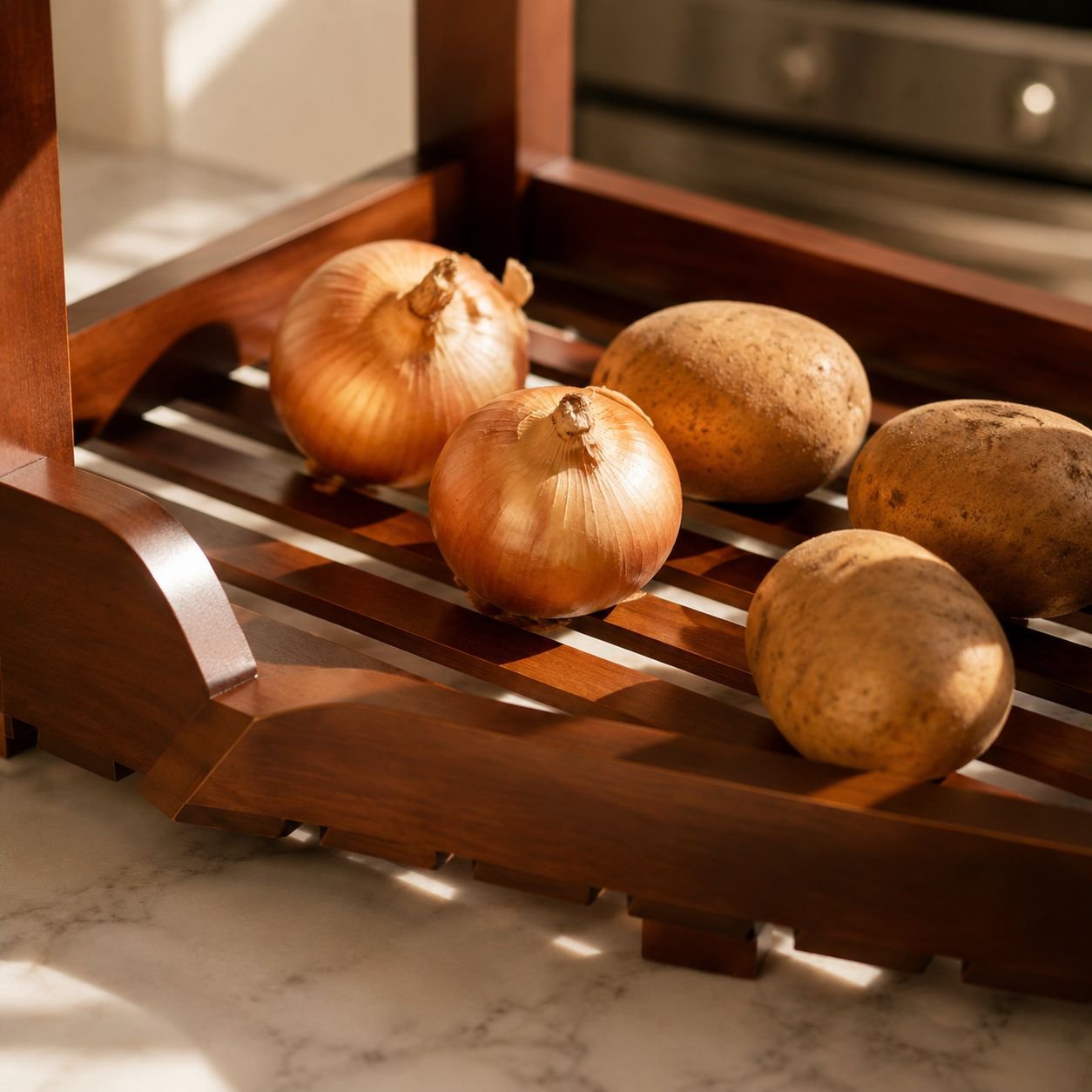 Estantería de cocina para almacenar aperitivos