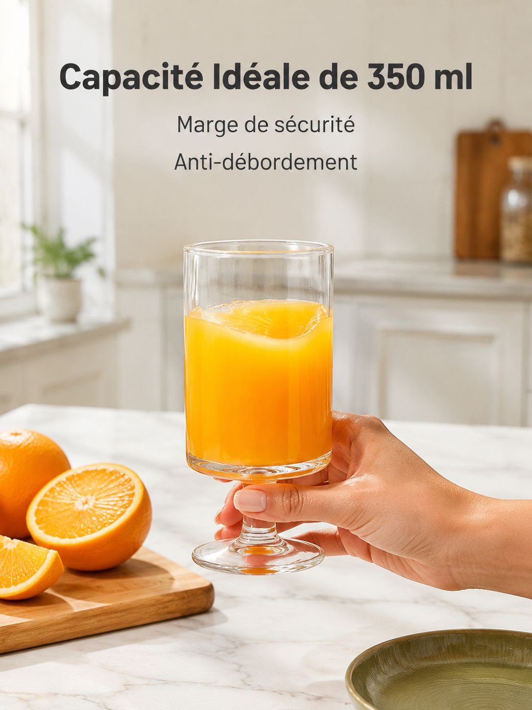 Gobelet à pied pour boissons fraîches