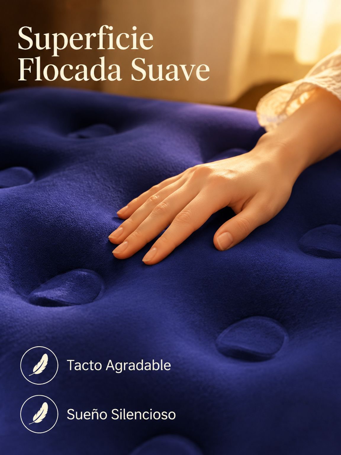 Colchón inflable plegable grueso
