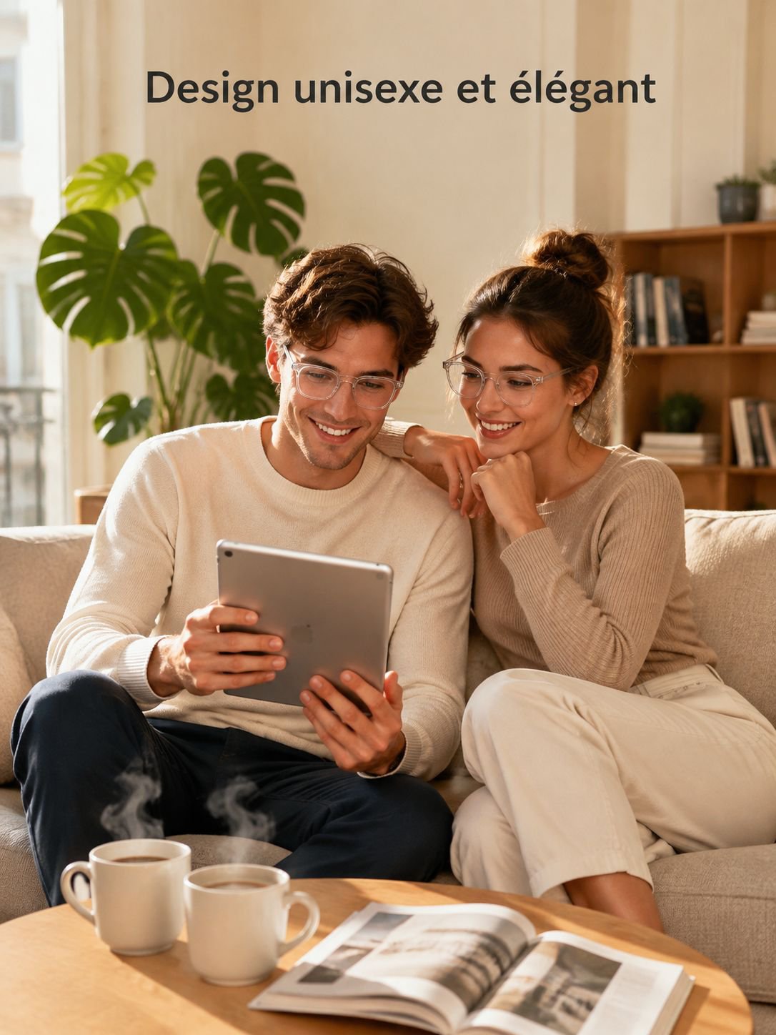 Lunettes légères et confortables pour usage quotidien