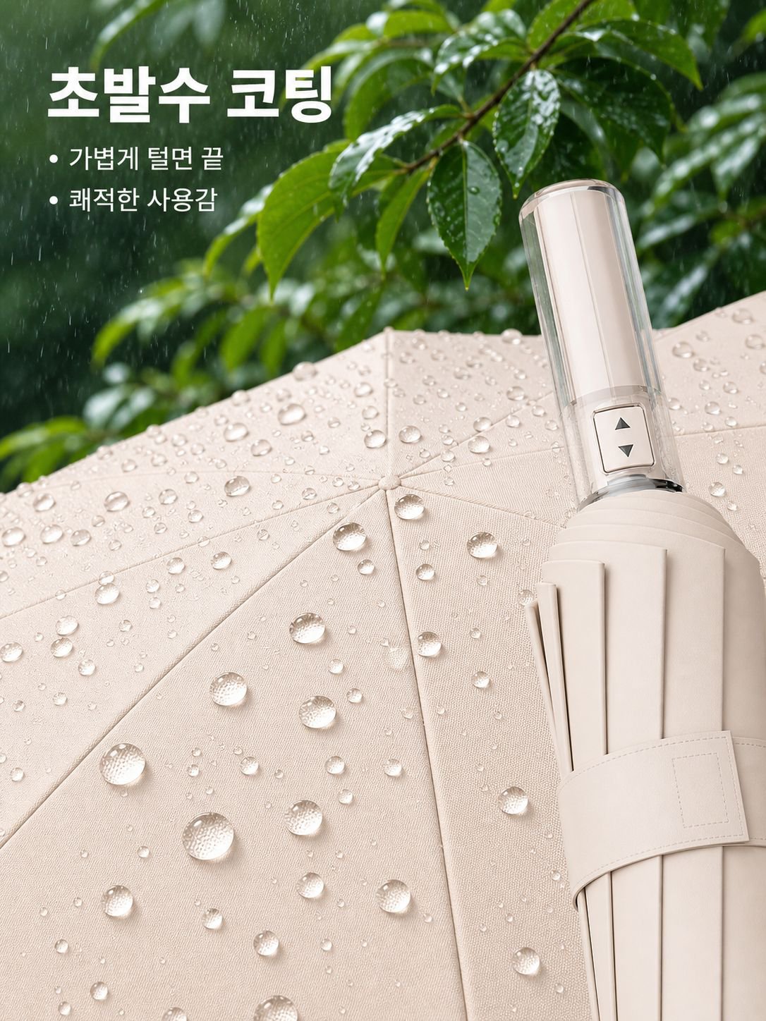 24개 살대가 있는 완전 자동 우산