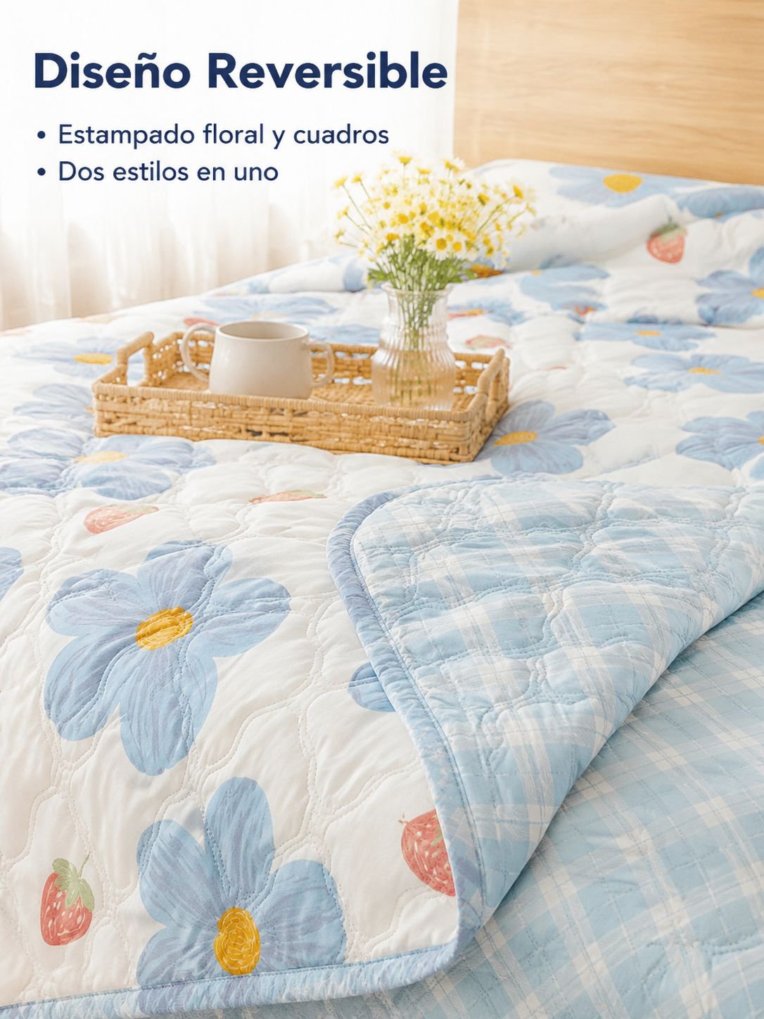 Manta de verano fresca y antibacteriana para habitaciones con aire acondicionado