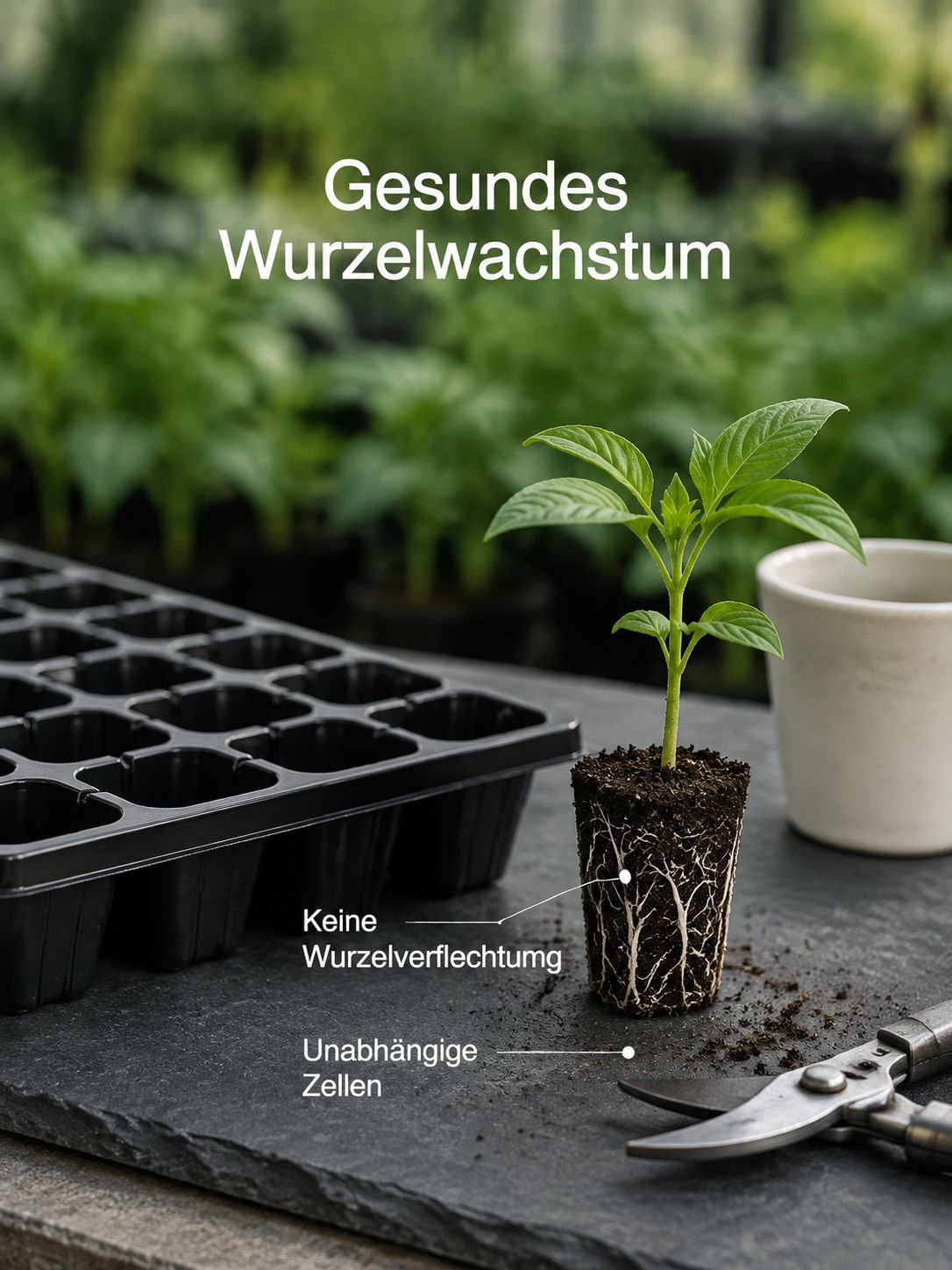 Multifunktionale PET-Kunststoff-Anzuchtschale, speziell für Setzlinge, Blumen, Gemüse und Erdbeeren