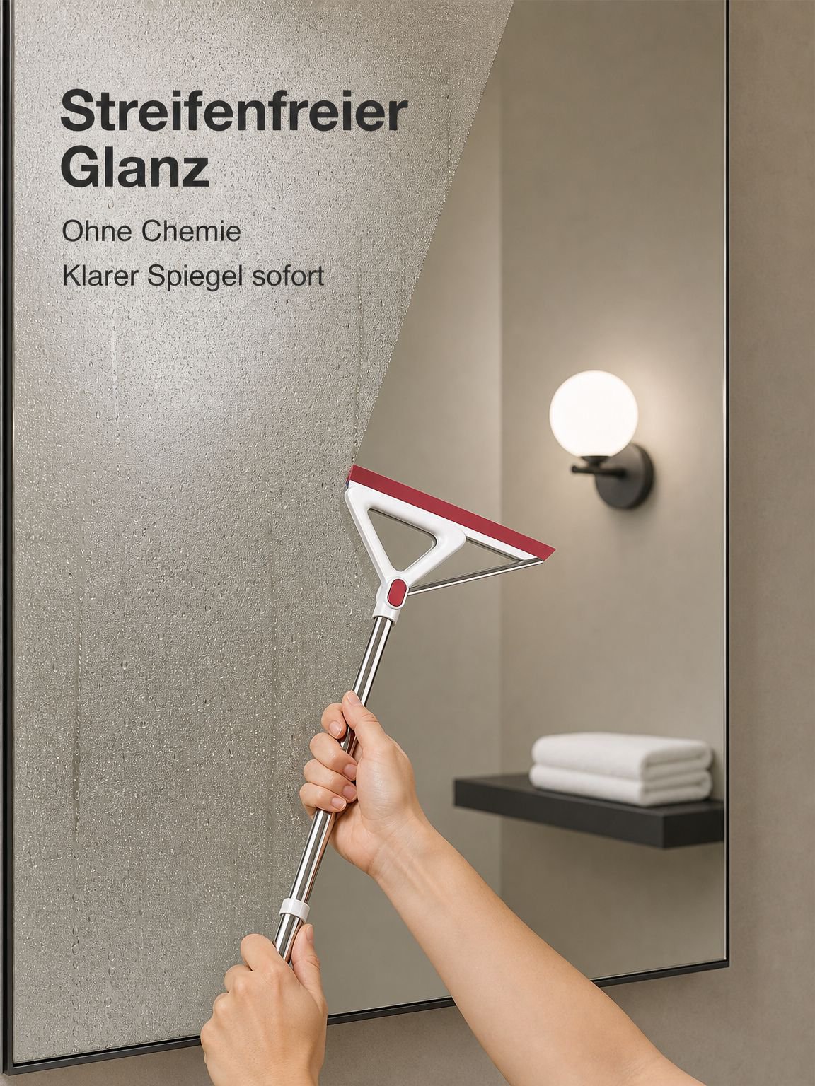 Effizienter Bodenwischer mit ergonomischem Griff