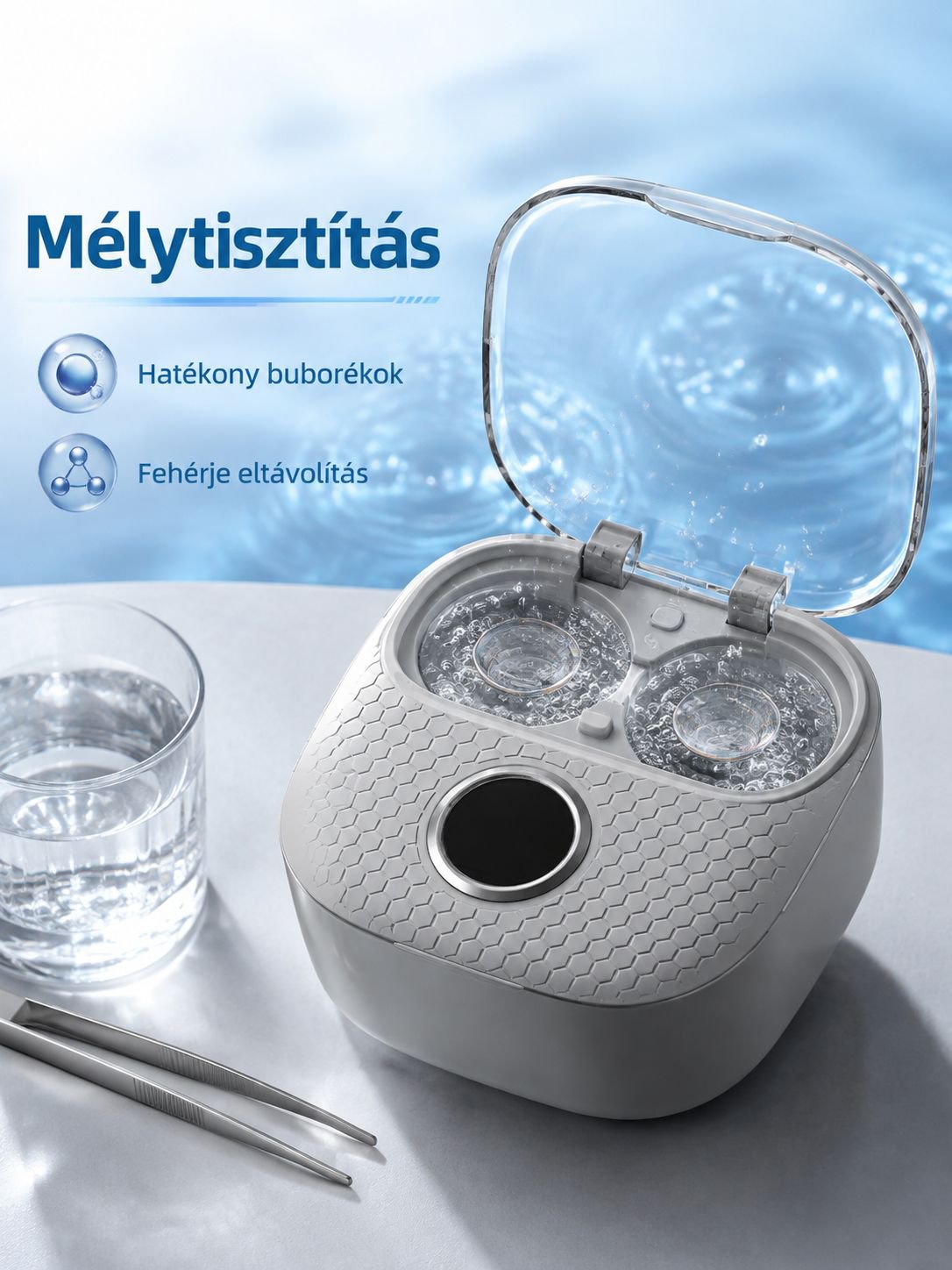 Otthoni elektromos intelligens hordozható kontaktlencse tisztító készülék