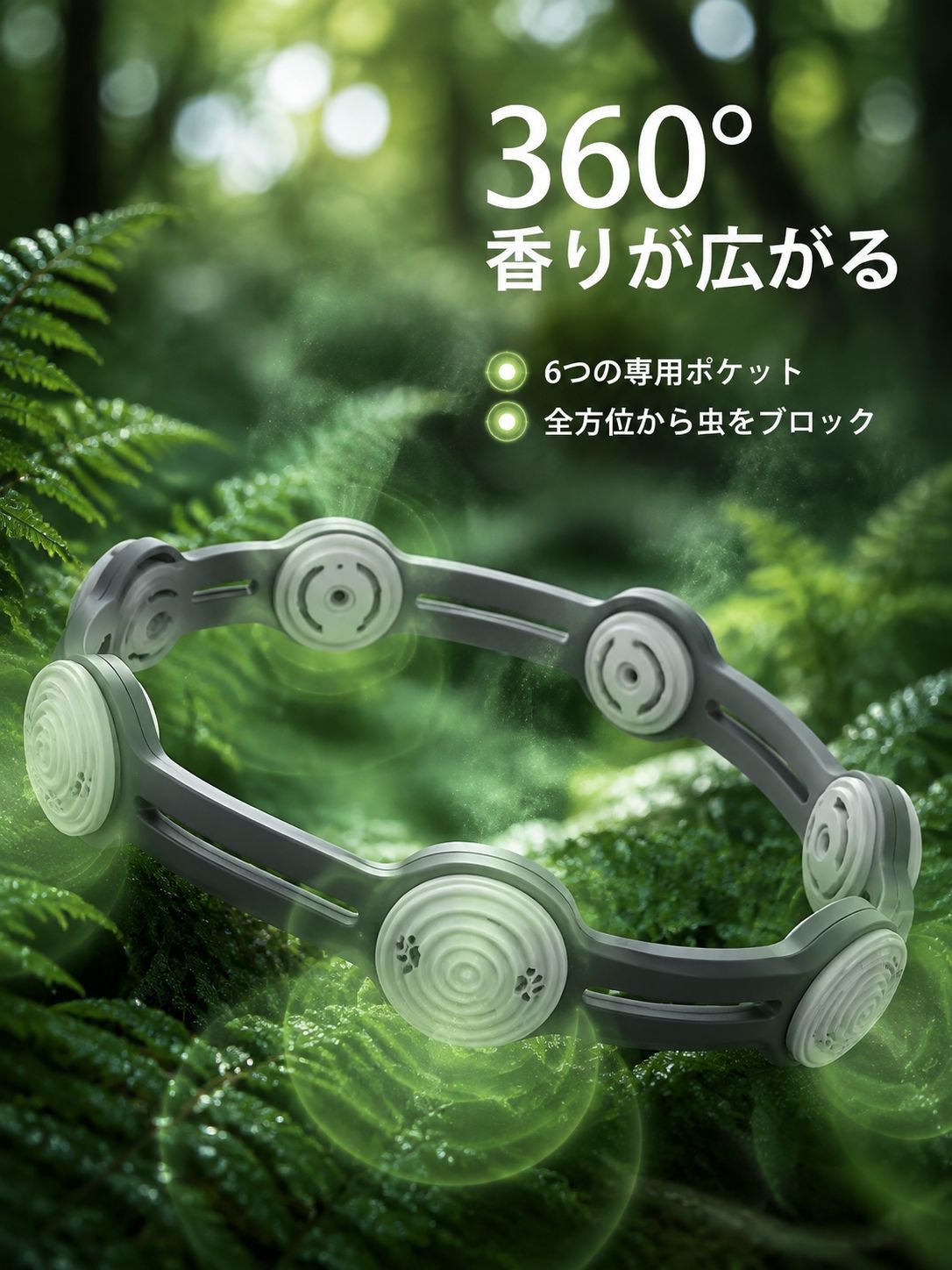 ペット用蚊よけ虫除け首輪