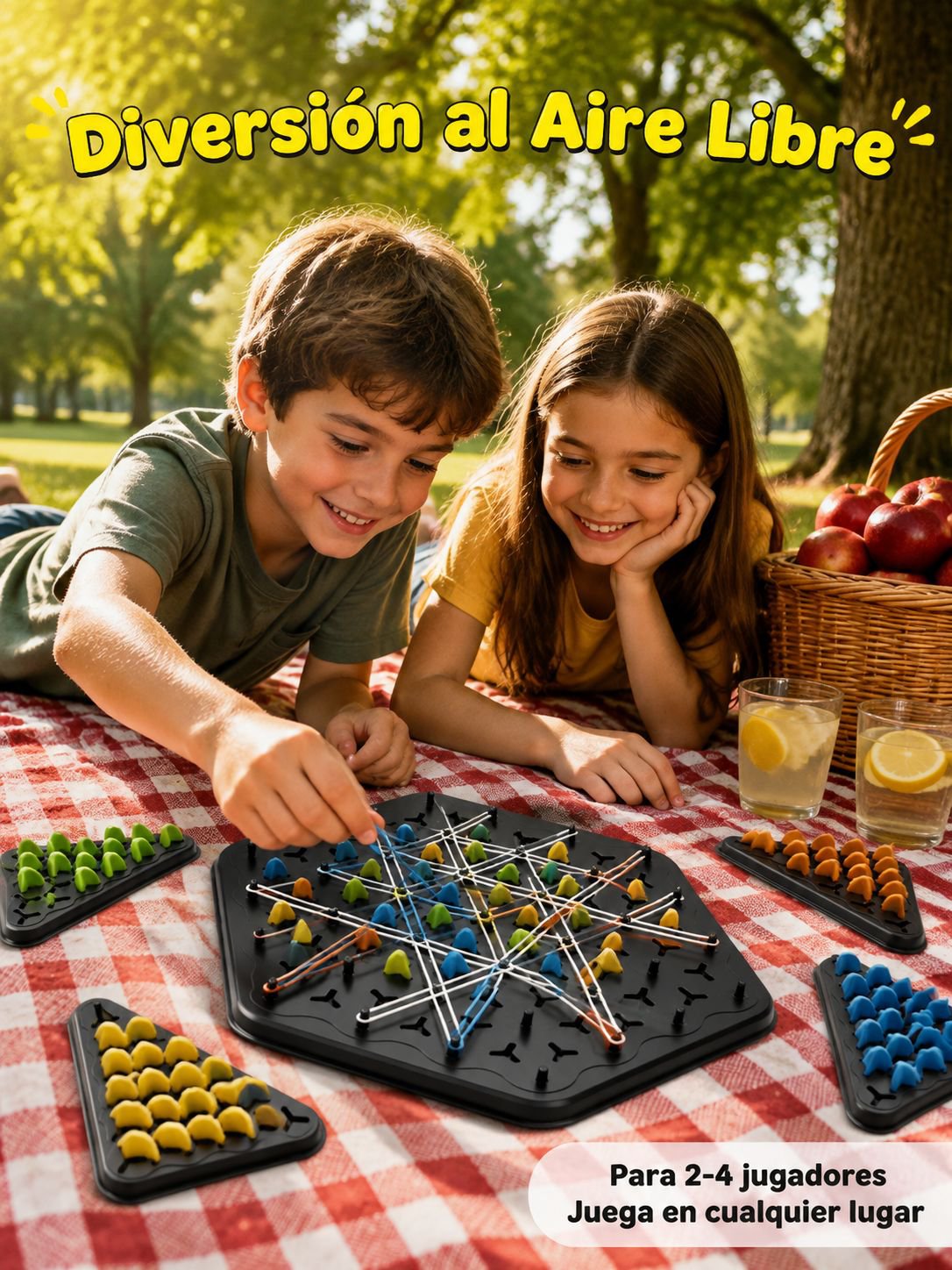 Juguete de Mesa con Bandas Elásticas