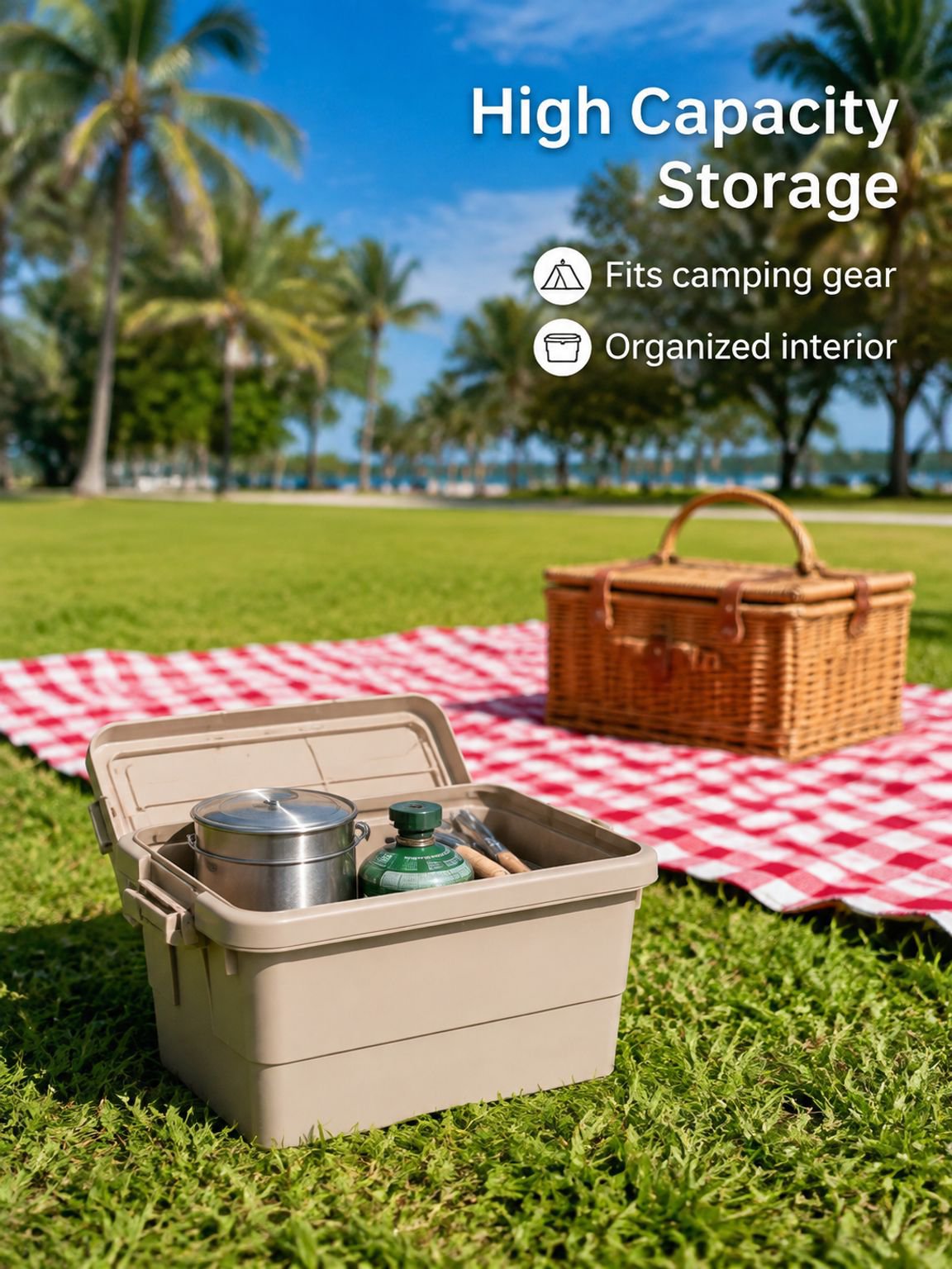 Portable Camping Gear Tool Box