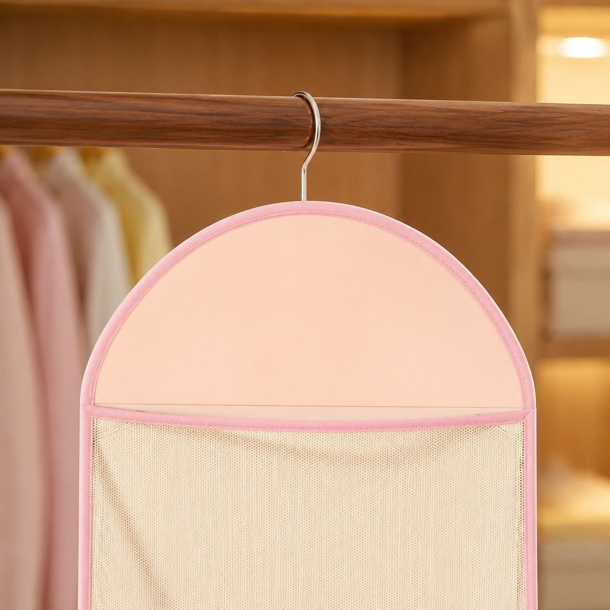 Foldable multi-layer organizer for efficient closet use