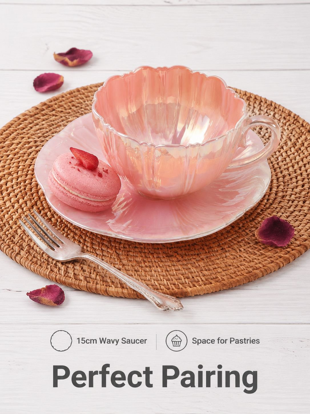 Petal Coffee Cup and Saucer Set