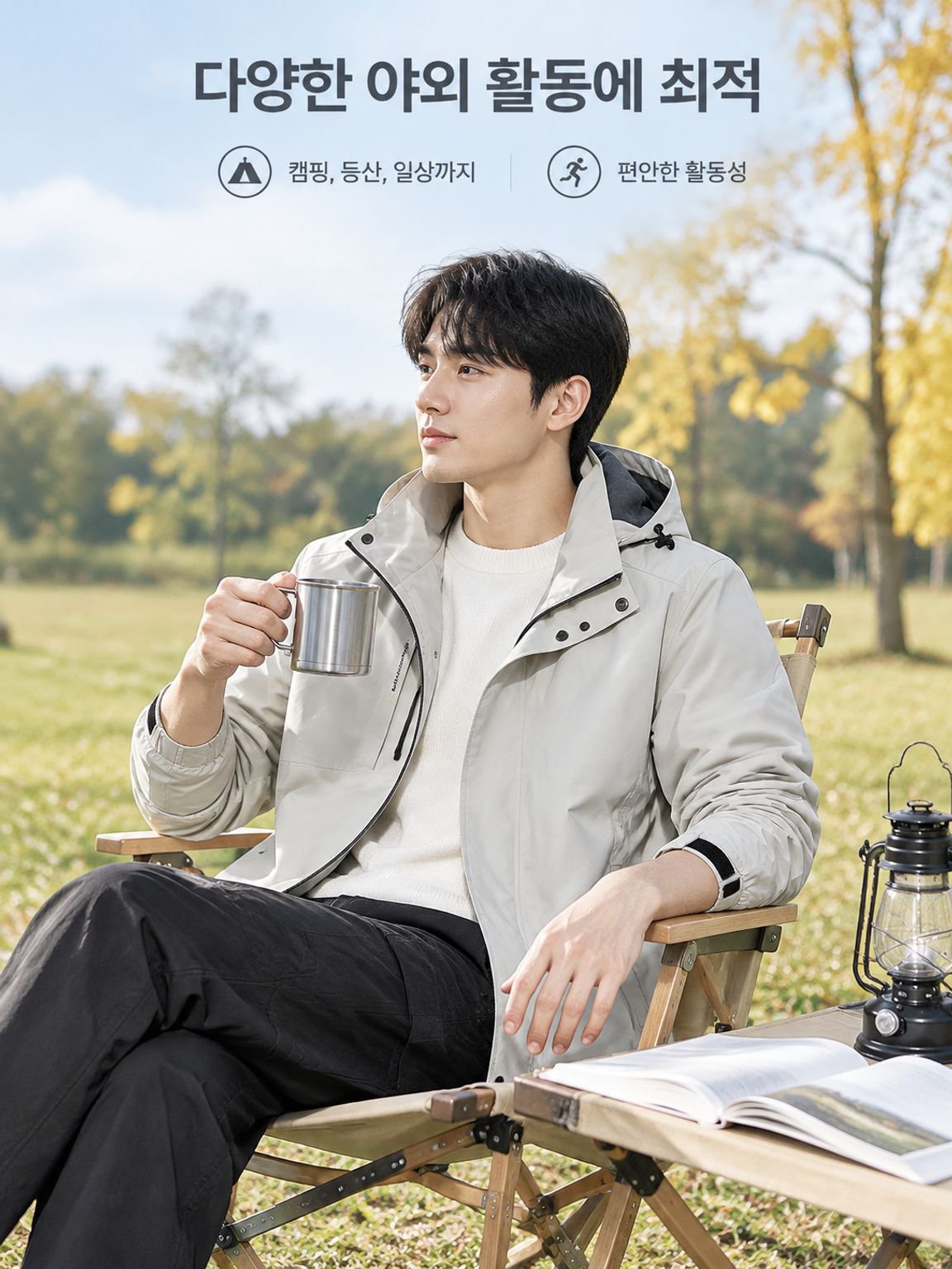 가을 겨울 아웃도어 캐주얼 방풍 보온 기능 자켓