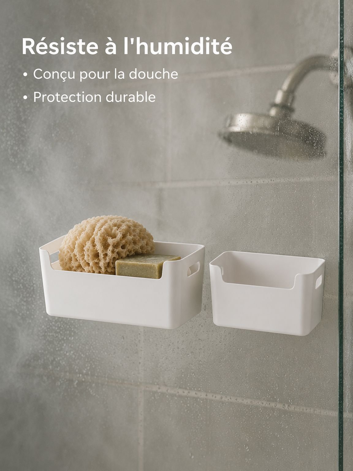 Solution élégante pour ranger vos essentiels de salle de bain