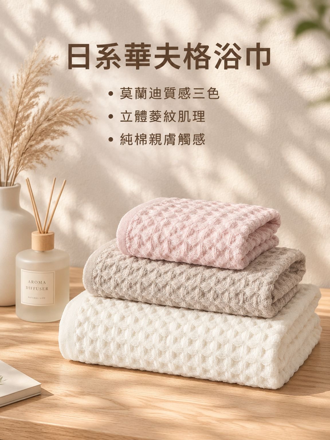 日用家居純棉浴巾