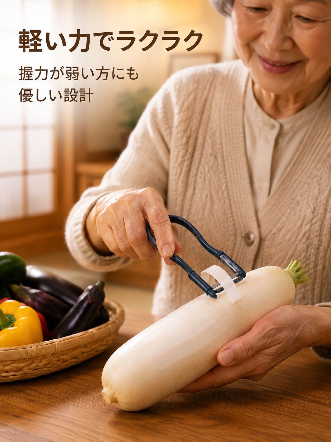 多用途野菜スライサー・皮むき器