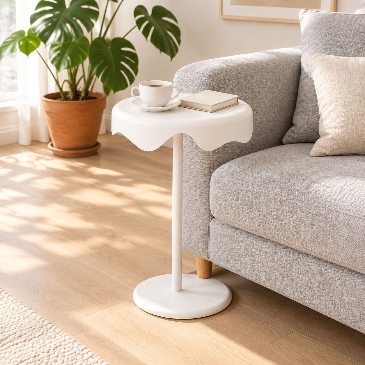 Simple Movable Side Table Bedside Small Tea Table Tatami Coffee Table