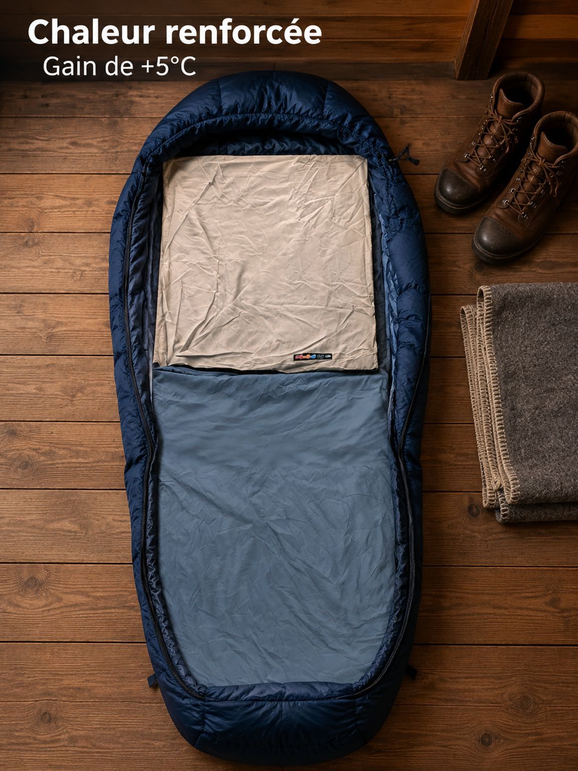 Mini sac de couchage pour alpinisme et camping