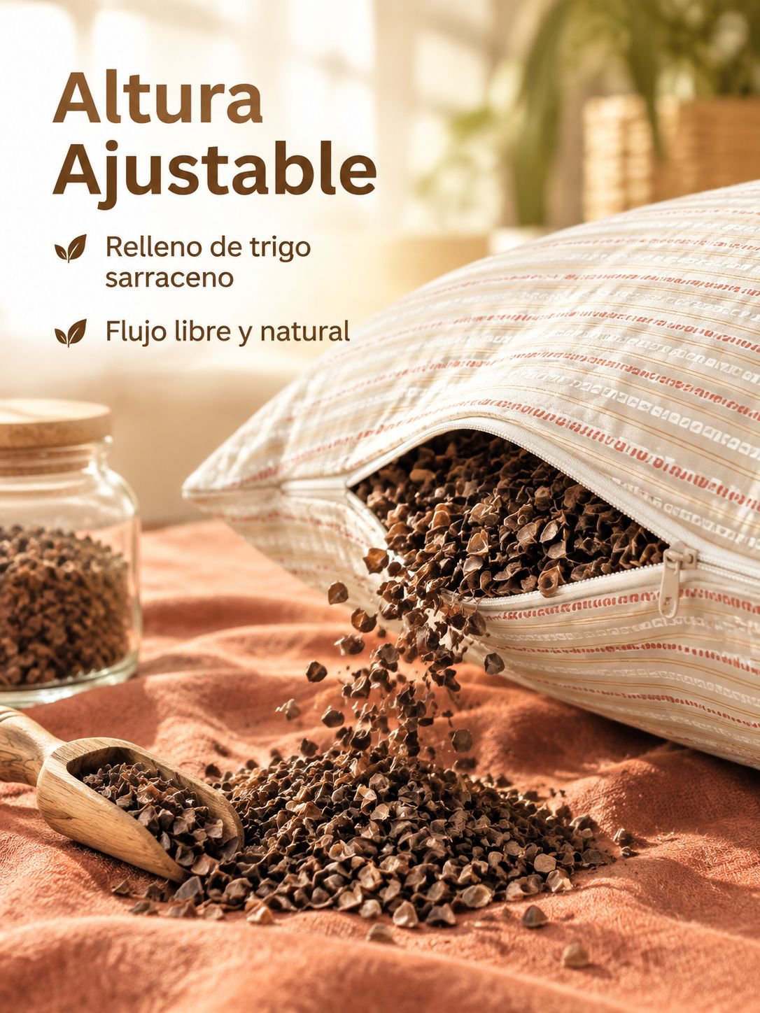 Almohada de trigo sarraceno