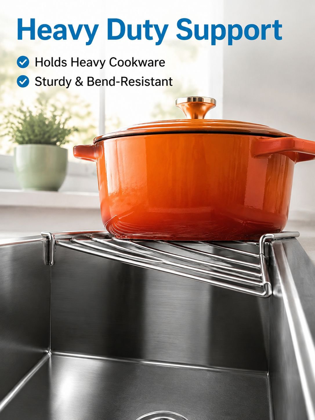 Stainless Steel Sink Draining Rack